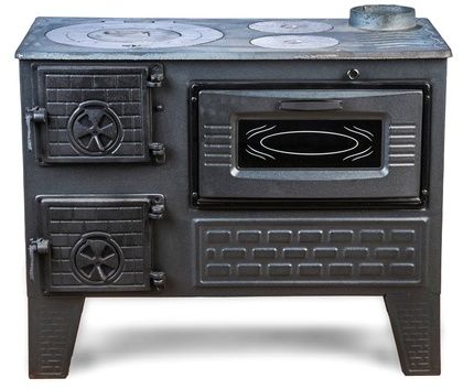 Отопительно-варочная печь МастерПечь ПВ-04 с духовым шкафом, 7,5 кВт в Челябинске
