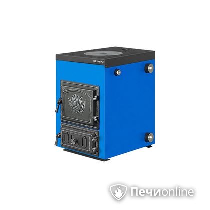 Отопительный котел Везувий Эльбрус-14 с плитой Везувий В1 в Челябинске