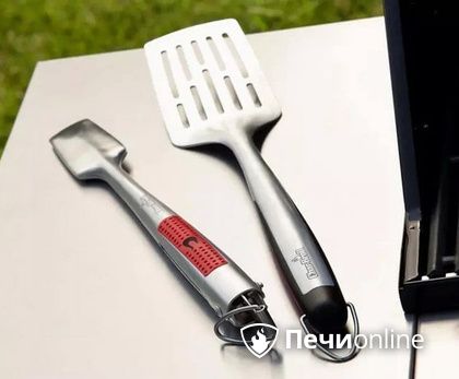Аксессуар для приготовления на огне Char-Broil Набор инструментов  Medallion Series 2 шт (лопатка+щипцы) в Челябинске