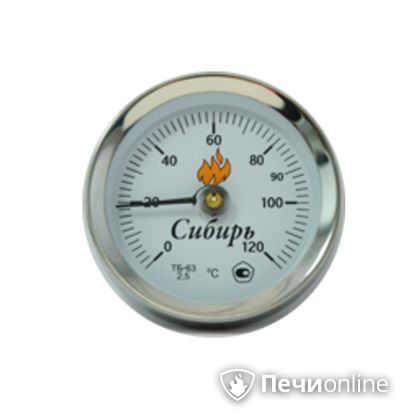 Комплектующие для печей и котлов Биметалический термометр ТБП-63 в Челябинске