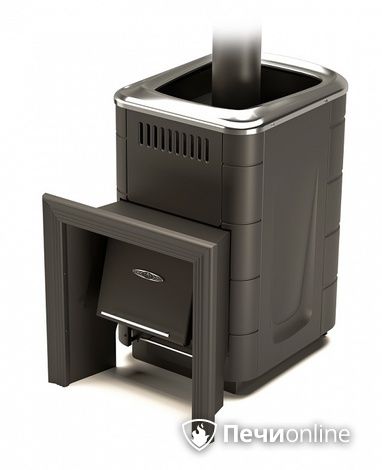 Газодровяная банная печь TMF Оранж Блю Carbon антрацит в Челябинске