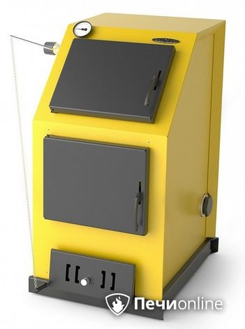 Твердотопливный котел TMF Оптимус Автоматик 25кВт АРТ под ТЭН желтый в Челябинске